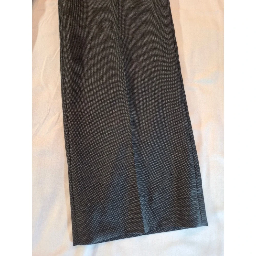 Banana Republic Mens Slim Fit 100% Wool Dress Pants Charcoal Gray 39x32 Trousers